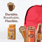 BioSwiss Bandages, Cold Beverage Shaped Self Adhesive Bandage, Latex Free Wound Care, Fun First Aid Kit Supplies for Adults, 24 Count