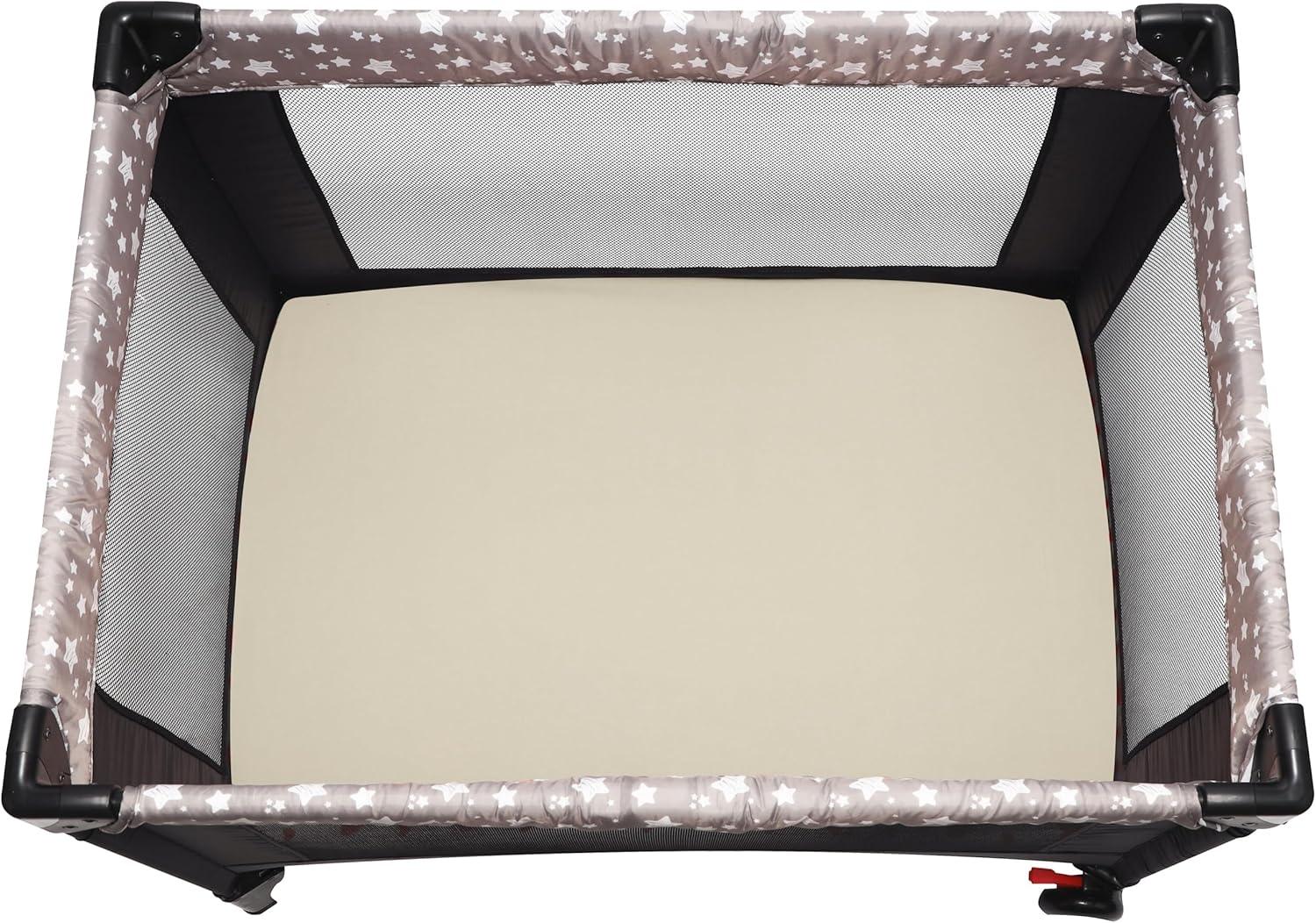 Pack and Play Sheets Fitted, 2 Pack Pack n Play Sheets for Graco Pack n Play Mattress, Unisex Playard Sheets for Boys Girls (Brown & Green, 38 X 26 Inch)