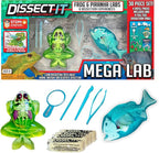 Top Secret Toys Mega Lab Dissect It Kit for Kids, Synthetic Frog and Piranha Dissection Kids Science Kit with Tools, STEM Biology Toys for Ages 6+