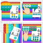 COOVA Multiplication Flash Cards + Multiplication Chart - Math Manipulatives Fact Cards - Mutiplication Game Flashcards - Times Table Multiplication Flash Cards 3rd Grade, 4th, 5th, 6th Grade