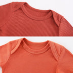 Newborn Baby Short Sleeve Bodysuit Cotton One-Piece Baby Clothes 5-Pack, 0-12 Months