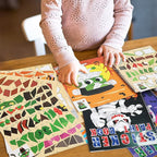 90shine 4PCS Halloween Crafts for Kids Ages 4-8 Sticker Books Gift Party Favors Create 40 Pictures