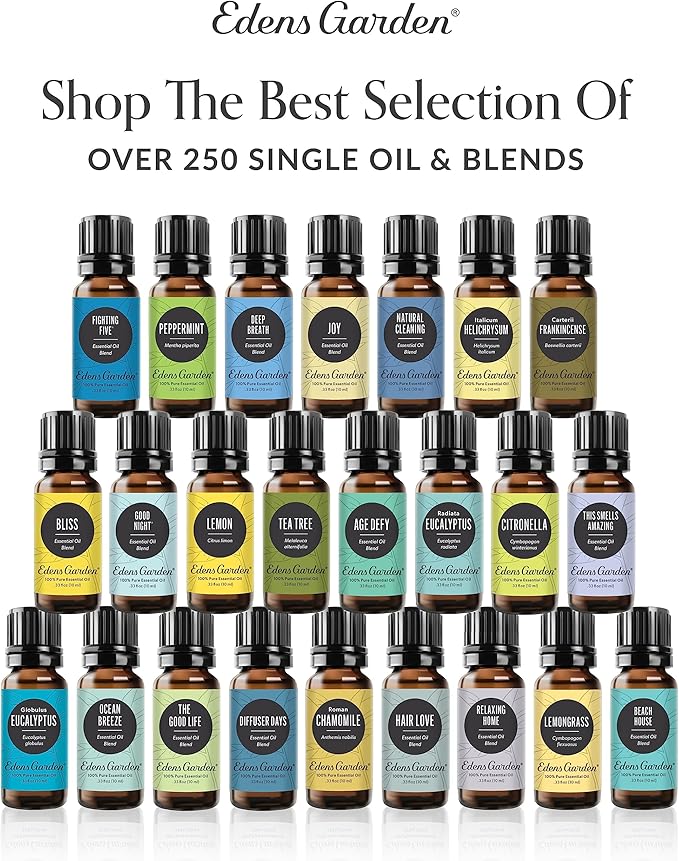 Edens Garden Bee Happy Essential Oil Blend- 100% Pure Premium Grade, Undiluted, Natural, Therapeutic, Aromatherapy, The Best for Kid Safe, Candle, Humidifiers 30 ml (1 fl oz)