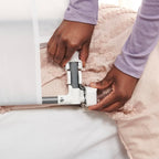 Regalo Hideaway 54-Inch Extra Long Bed Rail Guard, with Reinforced Anchor Safety System, 54” L x 20” H, For ages 2 - 5 years