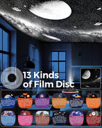 Galaxy Projector - 13 in 1 Planetarium Star Projector - Solar System Projector for Kids Bedroom Ceiling Decor - Realistic Starry Sky Night Light with Timer, Dynamic Meteor, RGB Lighting Effects