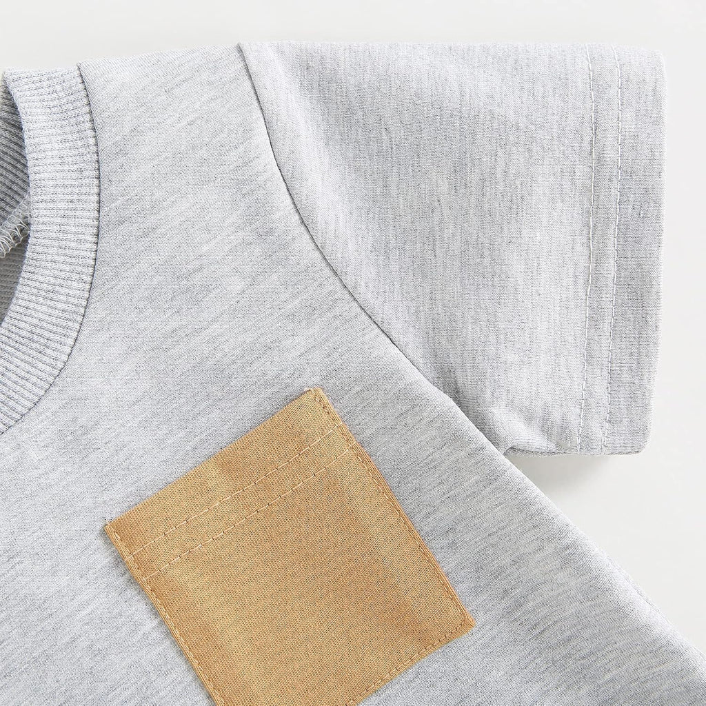 Mubineo Infant Toddler Baby Boy Summer T Shirt Shorts Outfits Short Sleeve Tee Tops Clothes Set