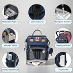 Diaper Bag with Changing Station, Baby diaper bags, Travel Essentials for Moms Dads, Boys, Blue