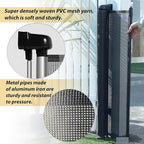 200" Retractable Baby Gates Extra Wide for Large Opening, 41" Extra Tall Retractable Dog Gate Pet Gates, Long Child Safety Mesh Gate with Fiberglass Rods for Stairs, Doorways, Hallways, Indoor/Outdoor