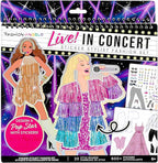 Fashion Angels Live! in Concert Sticker Stylist Fashion Set, Includes Concert Venue Style Boards, Popstar Silhouettes & 600+ Stickers, Ideal Gift for Kids & Teens