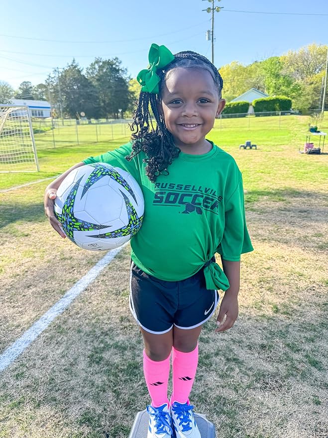 Wee Ones Girls' Plain Wrap Classic Grosgrain Hair Bows on a WeeStay No-Slip Hair Clip, Handmade, Medium, Green