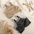 6.7in/17cm Doll Clothes Set, 4 PCS Fashion Outfit Includes Hat, Bib Pants, Glasses, Shoes, Cute Collectible Doll Accessories Unique Style (Khaki)