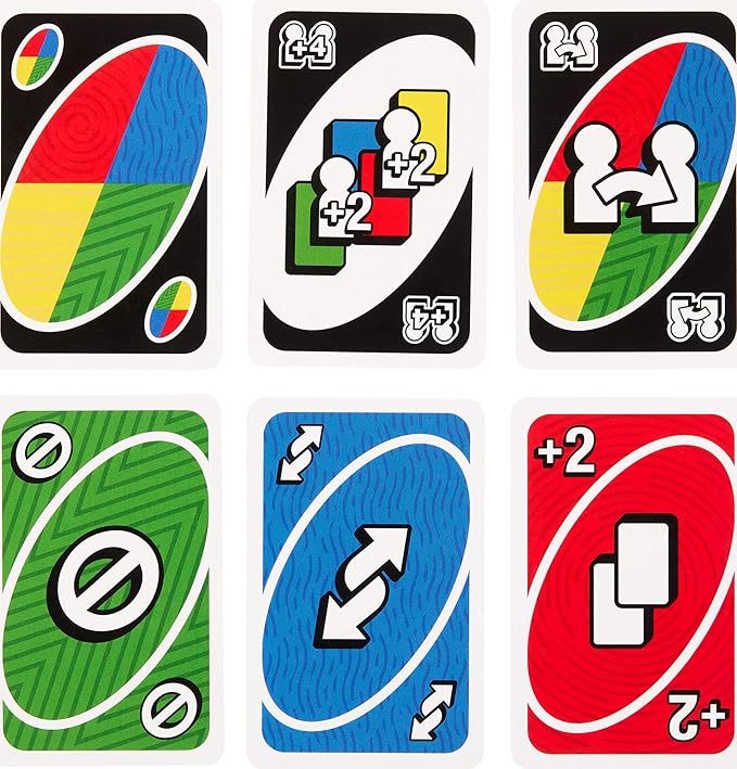 Mattel Games UNO Teams Card Game for Kids, Adults & Family Night, Parties & Travel with Special Rules