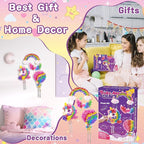 Alagoo Poke in Craft Unicorn DIY Kits - Arts and Crafts for Kids, Mess-Free Art Fun Craft Supplies, Creative Unicorn Birthday Decorations Craft Kits for Girls and Boys Ages 4 5 6 7 8 9