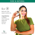 Essential Oil Breathe Blend for Diffuser, Humidifier, Aromatherapy & Rub with Peppermint & Eucalyptus Oils | for Headache, Allergy & Congestion