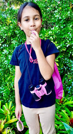 Adventure Kidz - Outdoor Exploration Kit, Children’s Toy Binoculars with Case, Flashlight, Compass, Fox Whistle, Magnifying Glass, Backpack. Great Gift Set for STEM, Pretend Play. Age 3+