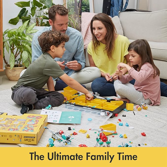 The Off Bits Educational STEM Toys for 6+: Robot Toy Building Sets, 3-in-1 Engineering Kit for Boys and Girls, Build Your Own STEM Building Toys with Endless Possibilities (Family Kit)