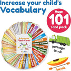 Advanced Flash Cards for Toddlers 3-5 Years – 101 Flashcards – Preschool Flash Cards – Kindergarten Flash Card for Kids – Toddler Learning – Educational Gift - for Ages 3, 4, 5 & 6