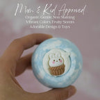 EvolutionUSA 12pc Bloom Bath Bombs with Toys, Adorable Girl Bath Bomb Set, Bubbly Kids Bathbombs, Fizzy Bath Ball, Kids Bath Bombs for Girls, Childrens Bath Bomb Set Christmas, Stocking Stuffer