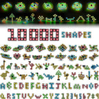 TOSY Magnet Fidget Spinner Glow - 16 Blocks, 3 in 1 Toy: Transformable Fidget Spinner, Infinity Cube, 2x2 Puzzle Cube, Glow, Stress Relief, STEM Magnet Tiles Birthday Gift for Kids/Boys/Girls/Adults