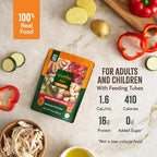 Real Food Blends Select Chicken, Zucchini & Potatoes – Pureed Food Meal for Feeding Tubes, 9.4 oz Pouch (Pack of 12 Pouches)