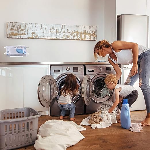 Disposable Glove and Facial Tissue Wire Rack, Dispenser, Wall Mount Design with Mounting Accessories Included, White Durable Metal Organizer Glove Holder for Home, Lab, Office and Food Service