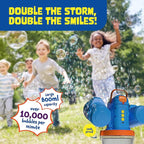 Rechargeable Bubble Machine for Kids,180° Rotation 10,000+ Big Bubbles Per Minute, Boy Birthday Gift, Outdoor Toys, Summer Games & Activities, Gifts for Toddlers, Boys & Girls Age 3,4,5,6,8+ Year Old