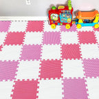 YIMINYUER® 25 Tiles (30cm×30cm×1cm Each Tile) Baby Soft Puzzle Play Mats, Kids Thick EVA Foam Floor, Toddlers & Children's Soft Interlocking Mat R01R03R09G301025