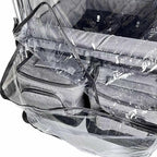 Big Size Rain Cover for Stroller, Mosquito Net for Trolley Cart, 2in1 Big Cover with Window for Picnic Camping Wagon Stroller Waterproof Windproof Accessories (Cart Not Included)