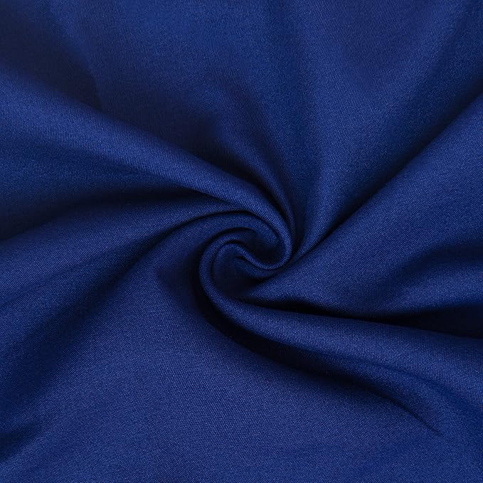 NTBAY 2 Pack Pillows with Microfiber Pillowcases, Soft Cotton Down Alternative 13x18 Zippered Pillows for Sleeping in Crib - Machine Washable - Breathable Travel Pillows, Navy Blue