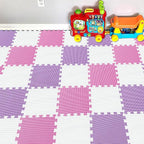 YIMINYUER® 25 Tiles (30cm×30cm×1cm Each Tile) Baby Soft Puzzle Play Mats, Kids Thick EVA Foam Floor, Toddlers & Children's Soft Interlocking Mat R01R03R11G301025