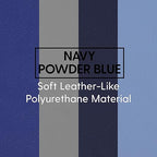 Factory Direct Partners 13799-NVPB SoftScape Toddler Playtime Junction 360 Climber, Indoor Active Play Structure (4-Piece) - Navy/Powder Blue