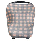 Copper Pearl Multi-Use Cover: Car Seat Covers, Nursing Cover, and Stroller Cover for Sun - Stretchy Fabric, All-Season Use, Stylish Designs, Easy Access for Moms - Billy