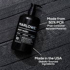 MARLOWE. No. 103 Body Wash 15 oz Pump, Cedarwood + Sea Salt, Energizing & Refreshing Shower Gel, Willow Bark & Green Tea Extracts, Cleanses, Moisturizes, Smooths & Nourishes, Fresh & Zesty Scent