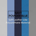 Factory Direct Partners 12366-NVPB SoftScape Playtime Corkscrew Climber for Infants and Toddlers, Colorful Beginner Soft Foam Structure for Indoor Active Play (5-Piece Set) - Navy/Powder Blue