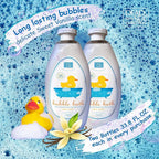 Dead Sea Collection Bubble Bath Kids with Vanilla - Cleansing and Moisturizing Liquid Bath Bubbles - Sweet Almond Oil and Pure Dead Sea Minerals - Pack of 2 Large Bottles (67.6 fl.oz)