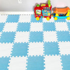 YIMINYUER® 25 Tiles (30cm×30cm×1cm Each Tile) Baby Soft Puzzle Play Mats, Kids Thick EVA Foam Floor, Toddlers & Children's Soft Interlocking Mat R01R07G301025