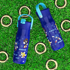 Zak Designs Harmony Sonic the Hedgehog Water Bottle for Travel or Home, 20oz Recycled Stainless Steel is Leak-Proof When Closed and Vacuum Insulated with Straw Lid and Carry Handle (Sonic & Friends)